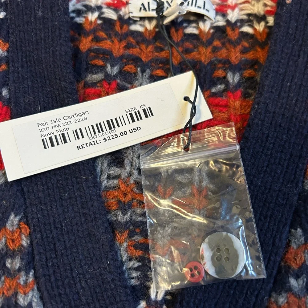 Alex Mill Multicolor Patterned Sweater - Picture 2 of 3